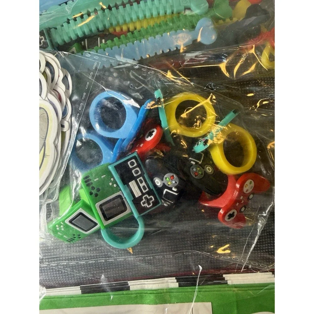110PCS Video Game Party Favors Gamer Birthday Goodie Bags Stickers Set